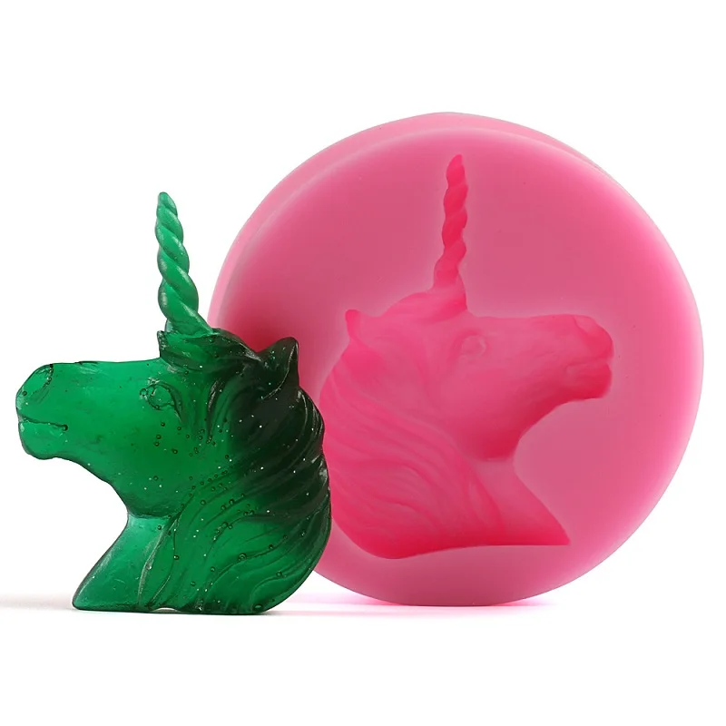 Форма единорога форма для торта помадка торт 3D Пищевая силиконовая сделай сам