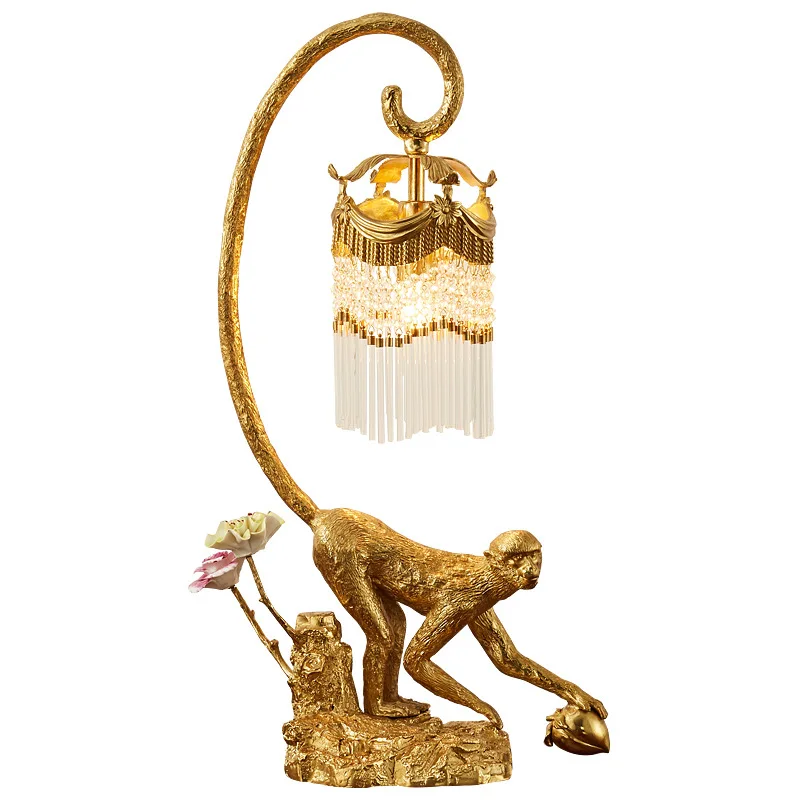 Французские фонари в стиле ретро роскошная креативная латунная Европейская