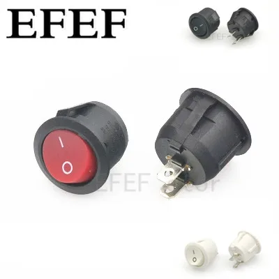 10 шт. 16 мм Диаметр маленькие круглые лодка Кулисные Переключатели мини круглый