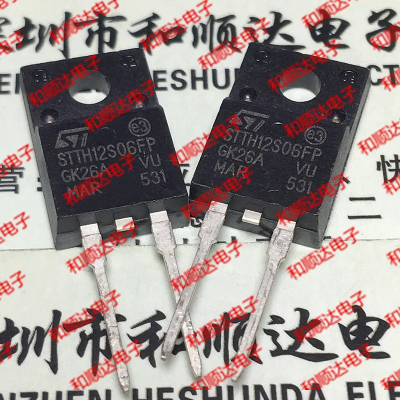 

Оригинальный Новый/5 шт./STTH12S06FP TO-220F 12A 600V