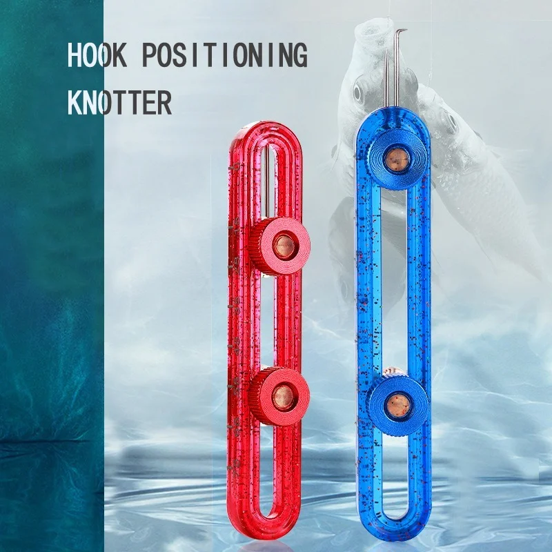 

Fishing Hooks Line Tier Machine Portable Stainless Steel Fishhook Line Knotter Tying Winter Fishing Accessories
