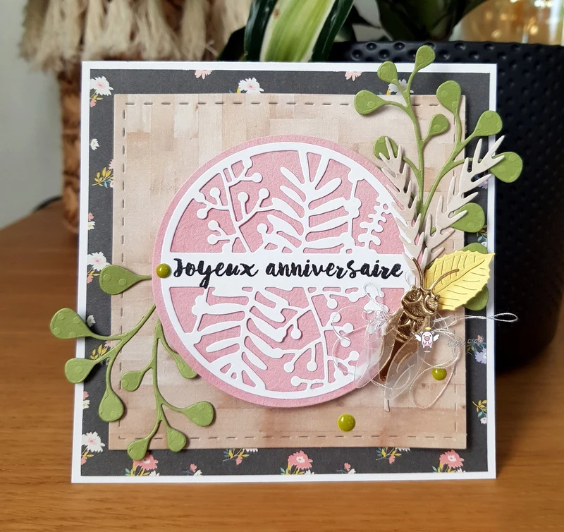 Mmao Crafts Metal Steel Cutting Dies New Cicada insect decoration Stencil For DIY Scrapbooking Paper/photo Cards Embossing on - Ножи для вырубки из металла Mmao Crafts Новый шаблон украшения насекомого Цикада для скрапбукинга и изготовления открыток из бу