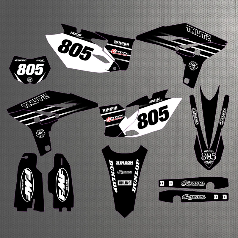 Мотоцикл наклейки на заказ полный инструмент графика фон наклейка количество