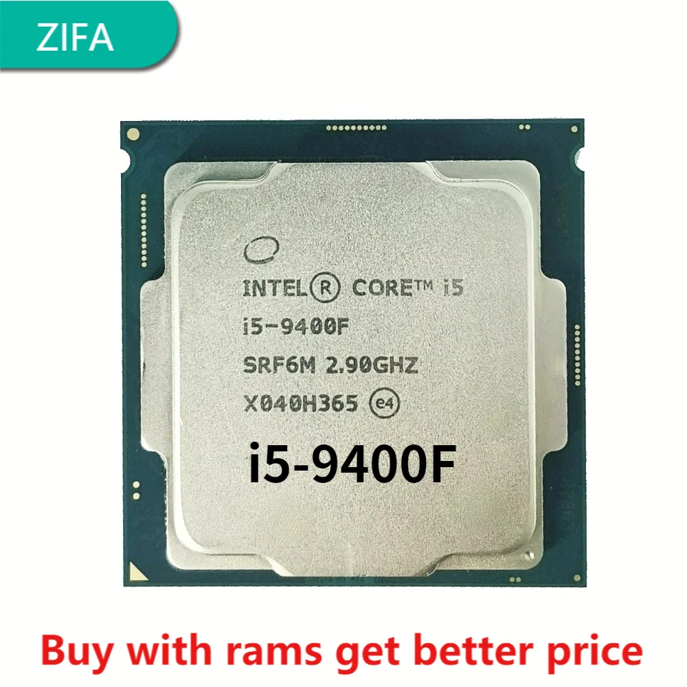 

used Intel Core i5 9400F 2.9GHz Six-Core Six-Thread 65W 9M SRF6M/SRG0Z Processor LGA 1151 scattered pieces cpu