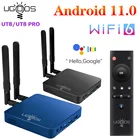 ТВ-приставка UGOOS UT8 PRO, Android 11, LPDDR4, 8 Гб ОЗУ, 64 Гб ПЗУ, UT8, 4 ГБ, 32 ГБ, RK3568, WiFi6, 1000 м, 4K, медиаплеер, BT, голосовое управление