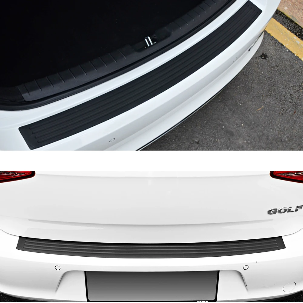 Car Styling Black Rubber Rear Guard Bumper Protector Trim cover for citroen c4 skoda seat leon ibiza mazda 6 mini cooper golf 7 |