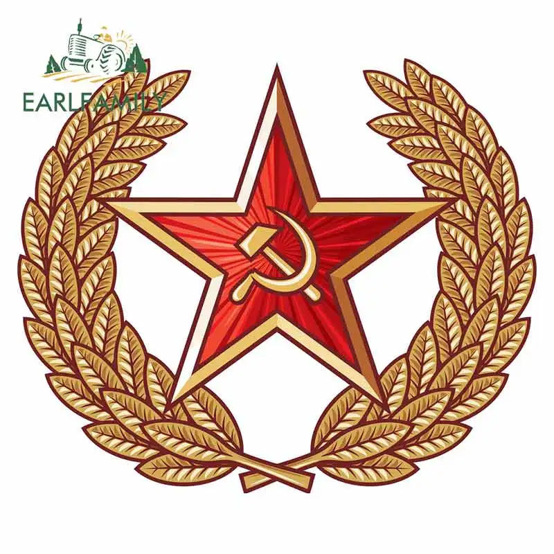 EARLFAMILY 13 см x 10 9 для советской звезды автомобильные аксессуары наклейки