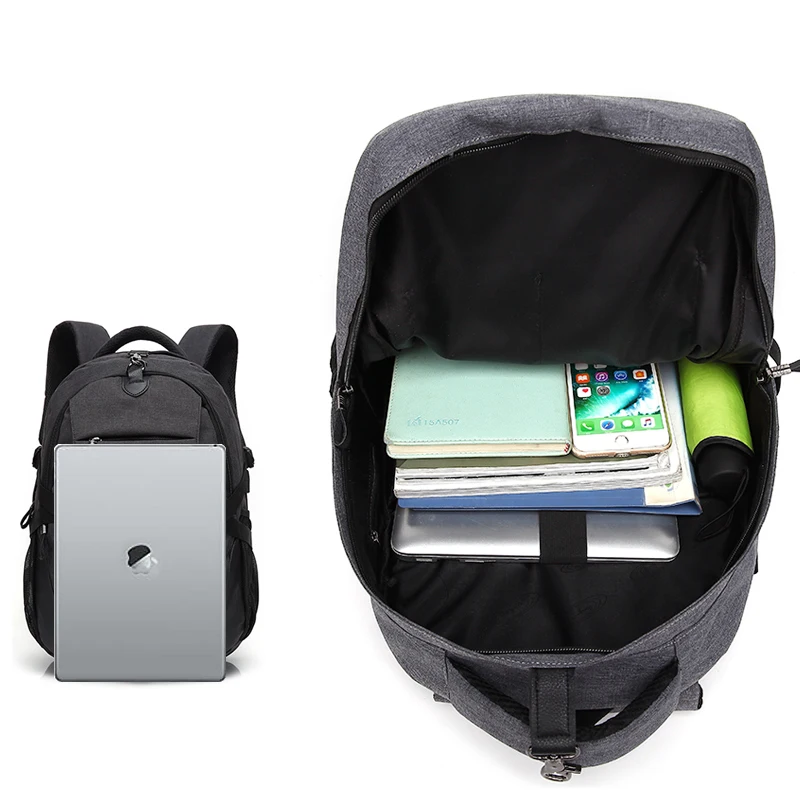 Водонепроницаемые рюкзаки для ноутбука AUGUR школьные сумки с usb-портом зарядки