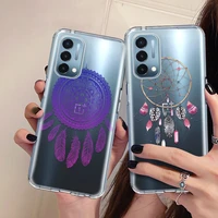 colorful dreamcatcher soft clear phone case for oneplus nord 2 n10 n100 nordce 5g n200 7 7 pro 6t 6 5 5t tpu silicone case cover
