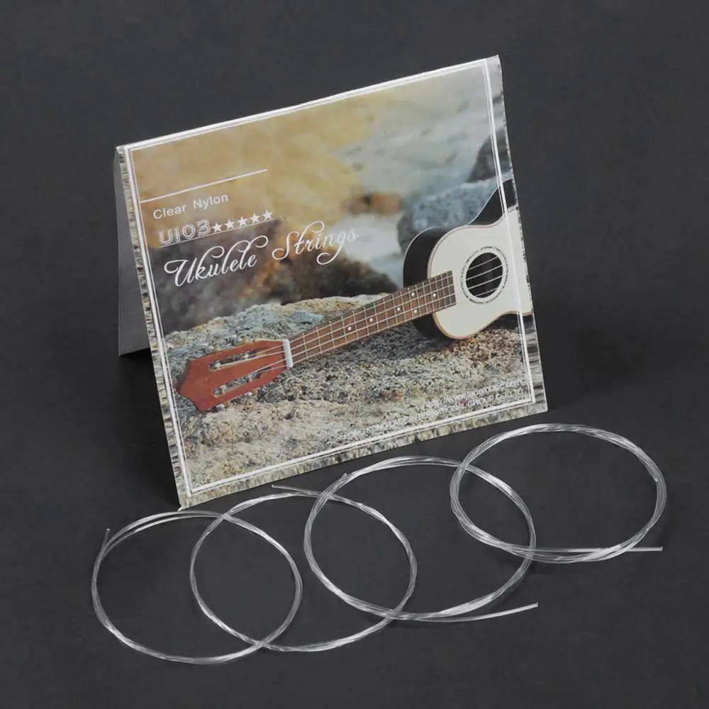 IRIN U103 Ukulele Strings Clear Nylon B-F-D-A For 21 23 26 Inch Stringed Instrument | Спорт и развлечения