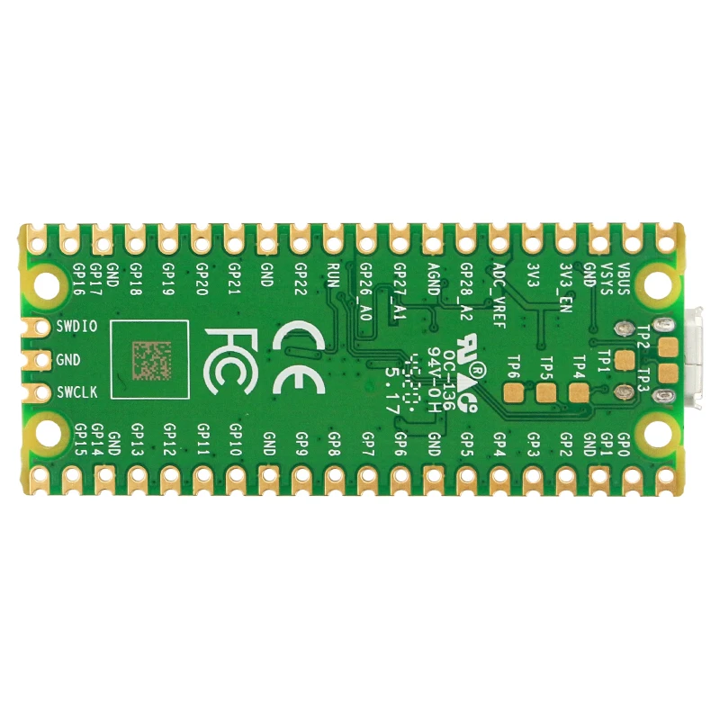 Микроконтроллер Raspberry Pi Pico RP2040 чип M0 + процессор головка GPIO USB-кабель