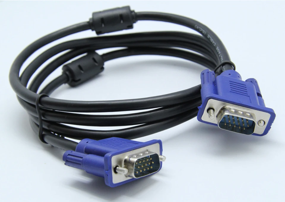 1,5 м до 15 м компьютерный монитор Удлинительный Кабель VGA кабель HD 15 Pin папа-папа VGA кабель полный медный проводник для портативных ПК