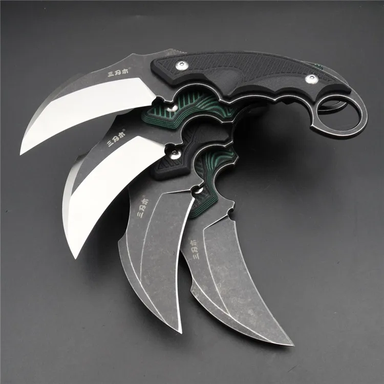 Sanrenmu S635 фиксированный нож 14C28N лезвие G 10 ручка CS GO Тактический охотничий karambit