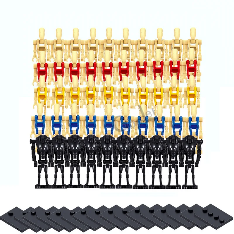 100 шт./лот Звездный план Супер битва дроид солдат фигурки войн строительные блоки
