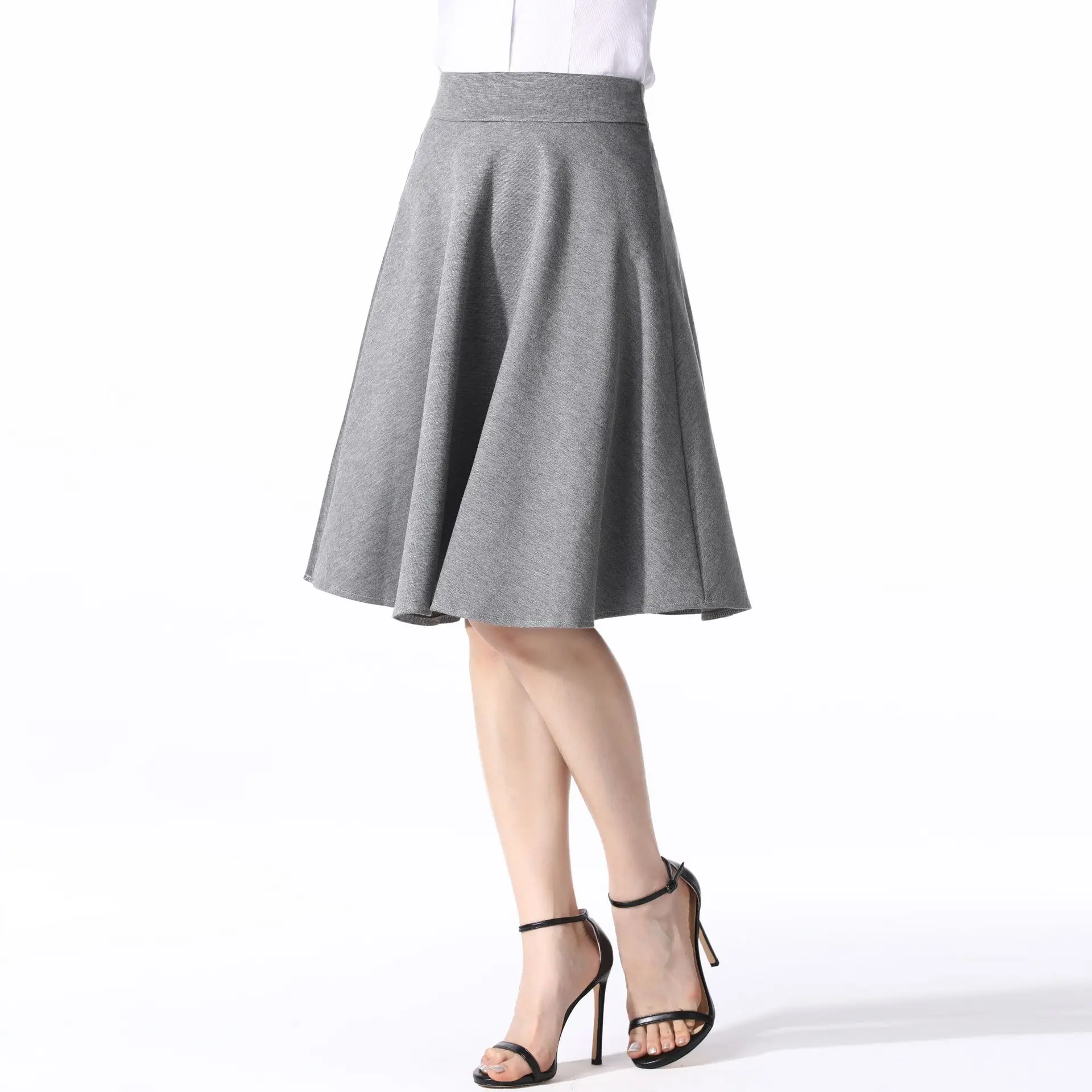 Женская летняя облегающая привлекательная трапециевидная офисная деловая юбка