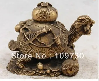 Бир 001003 китайского бронзового долгий срок службы дракон черепаха животных в