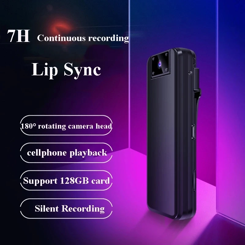 Нательная камера HD Автомобильный видеорегистратор Камера Безопасности ИК