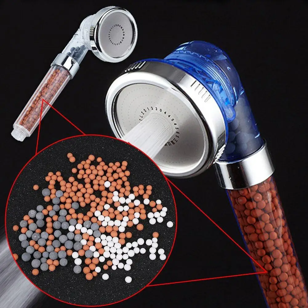 

Pressurize 3 Bags SPA Hand-Held Shower Head Saving Water Energy Beads Filter Tool