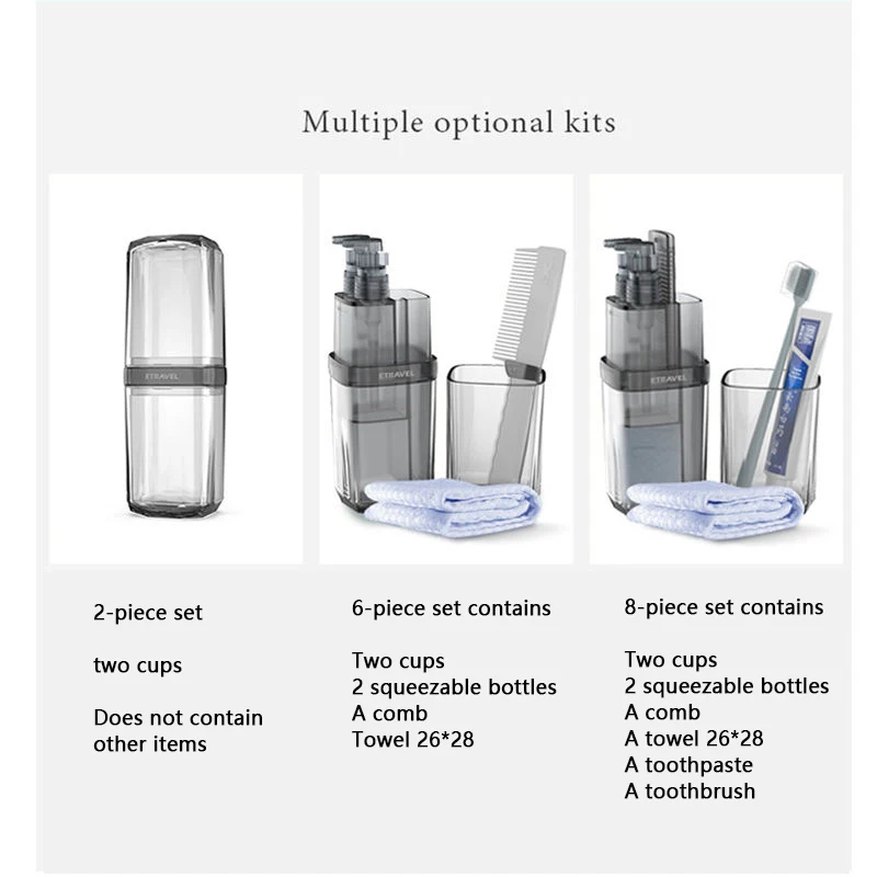 

Water bottle Cup Take a Business Trip Storage Drinking Large Capacity BPA Free Unique Design Portable Travel Washing Cups