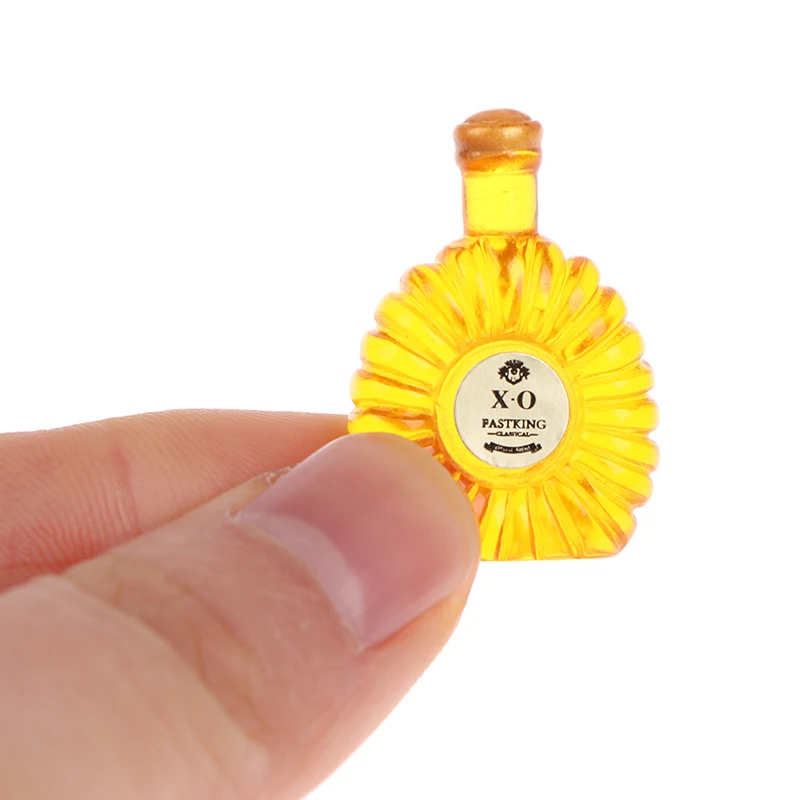 

10pc/set 1:12 Dollhouse Miniature Wine Bottle Whisky Simulation Drinks Model