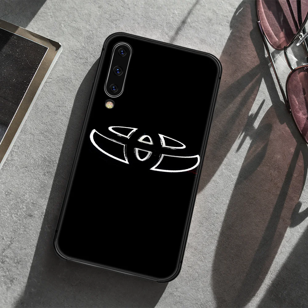 

Toyota car logo Phone Case Cover For Samsung Galaxy A10 A11 A20 E A21 A30 A40 A41 A50 A51 A70 A71 A81 S 4G 5G black Back Fashion
