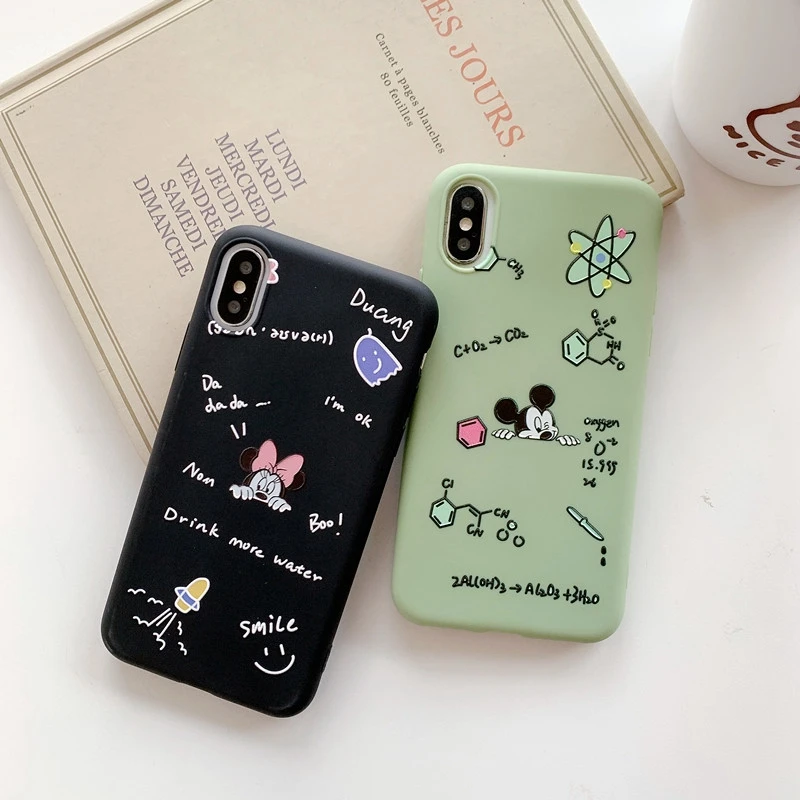 Милый мультяшный Мягкий силиконовый чехол для телефона Etui iPhone 11 Pro Max 6 6S 7 8 Plus XR XS SE