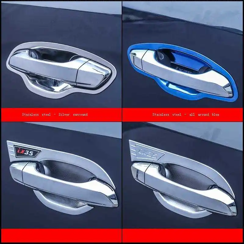 

Pegatinas Coche Acessorios Para Carros Sticker Decoration Car Accessories Exterior Door Handle 2018 2019 FOR Hyundai IX35