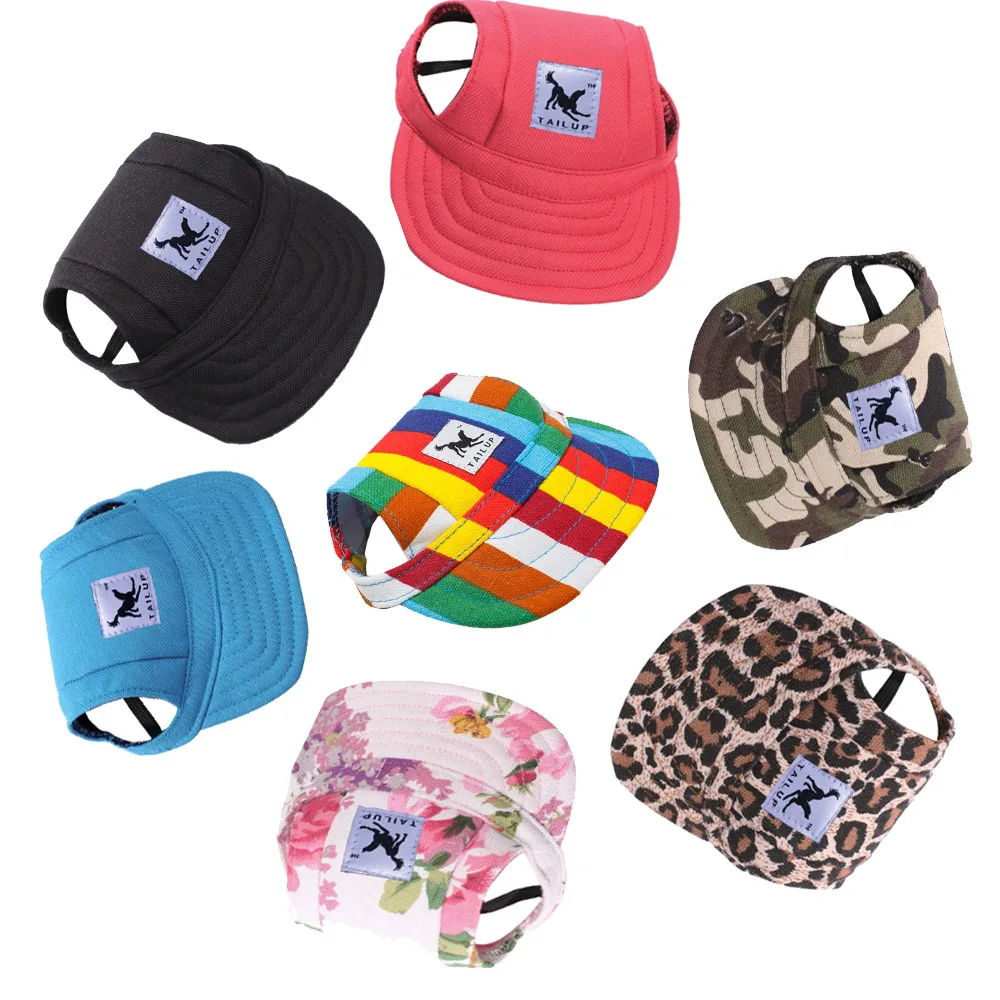 Кепка для летнего отдыха спортивная одежда собак однотонная камуфляжная кепка с