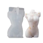 Силиконовая форма для тела, Женская глиняная форма для тела, силиконовая форма для украшения торта # W0