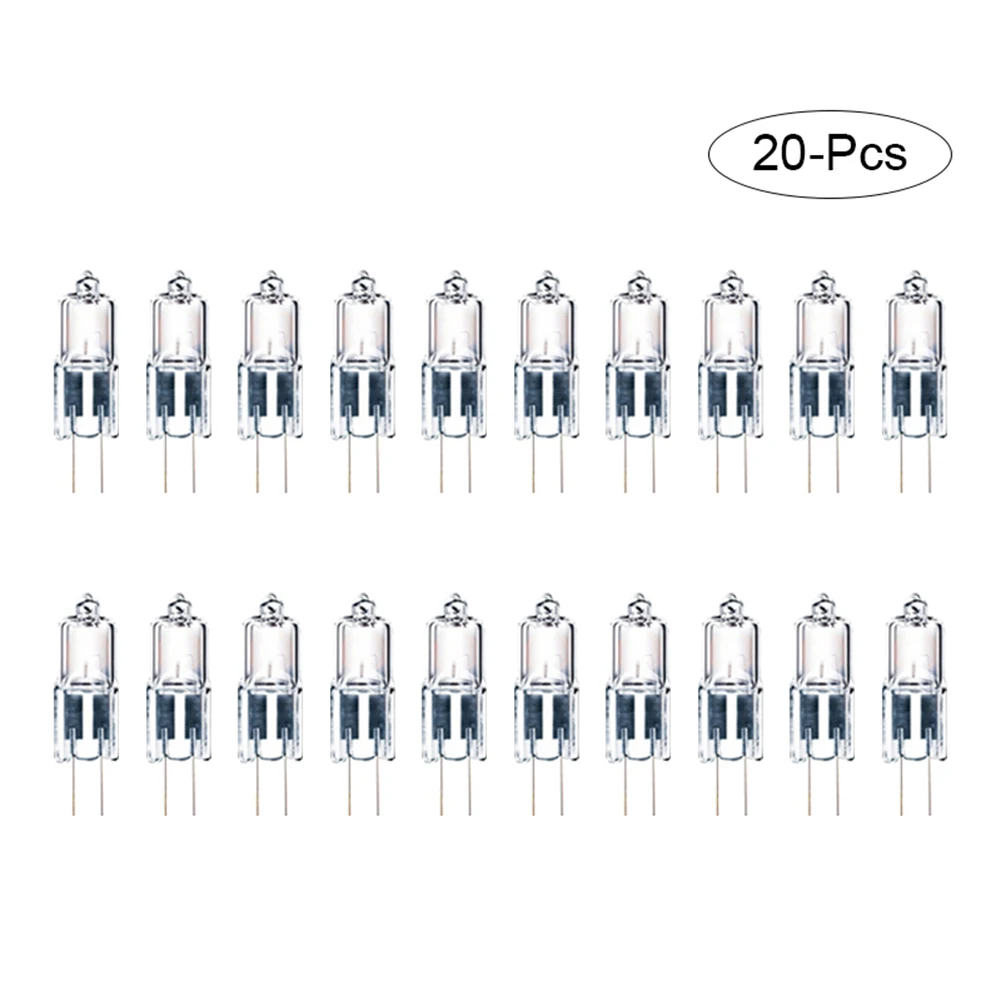 

20Pcs Halogen Light Bulb Bi-Pin Bulb A/C Or D/C For Accent Lights Under Cabinet Puck Light Chandeliers Track Lighting