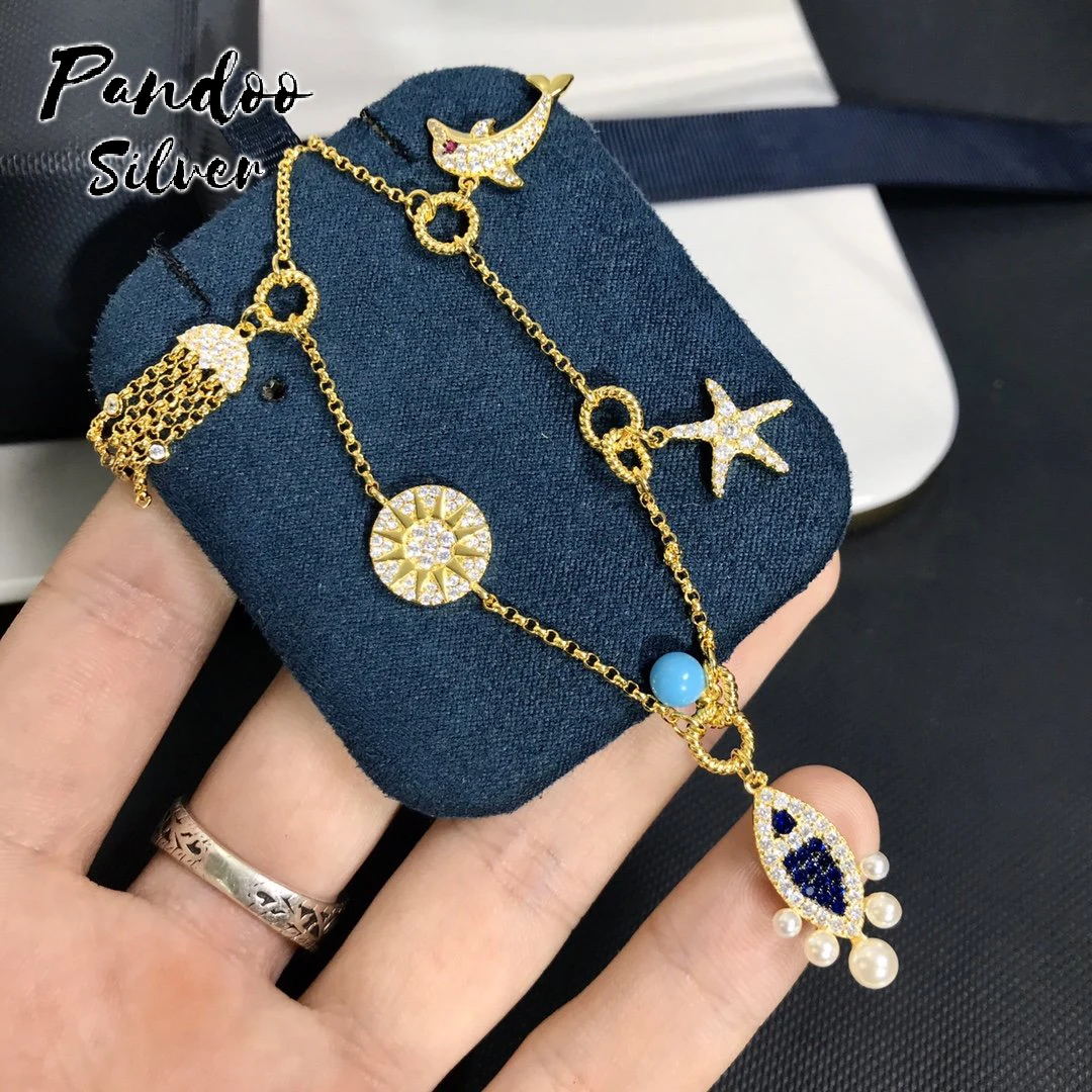 Высокое качество S925 стерлингового серебра оригинальные ювелирные изделия