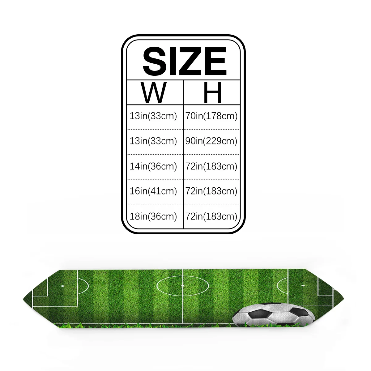 Modern Table Runners Soccer Football Game Competition In Gymnasium Runner Home Decor Tablecloth Wedding Party | Дом и сад