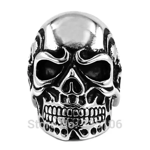 Оптовая продажа кольцо Kapala с черепом ювелирные изделия из нержавеющей стали