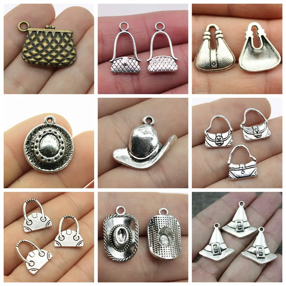 Оптовая продажа ювелирных изделий много шляп и сумок амулеты для изготовления