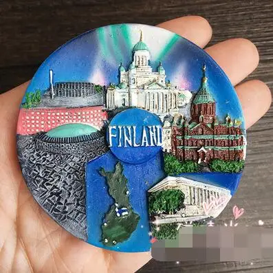 Финская Горячая продажа новейшая Магнитная Европейская торговля Helsinki Scenic Туризм