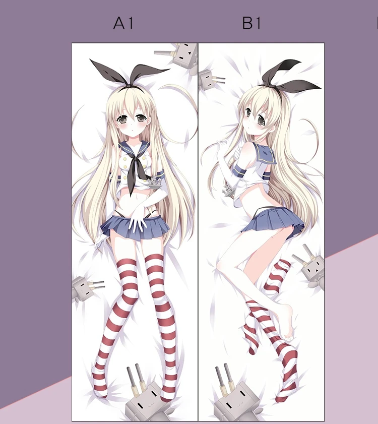 Аниме коллекция shimakaze Сексуальная мультяшная дакимакура обнимающая подушка для