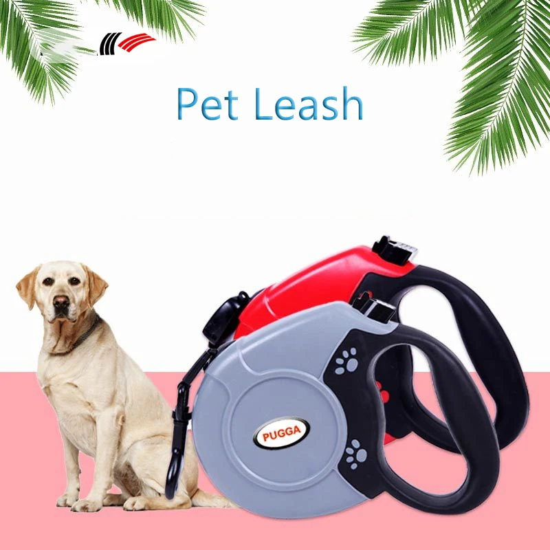 Автоматический гибкий поводок для домашних животных выдвижной прочный прогулок
