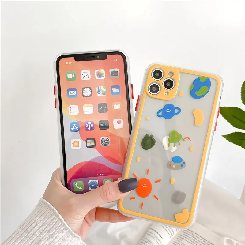 

Cute Cartoon animal Bear rabbit frog soft Case For iPhone 11 12 Pro Max mini 7 8 Plus XR X XS MAX SE 2020 phone cover fundas