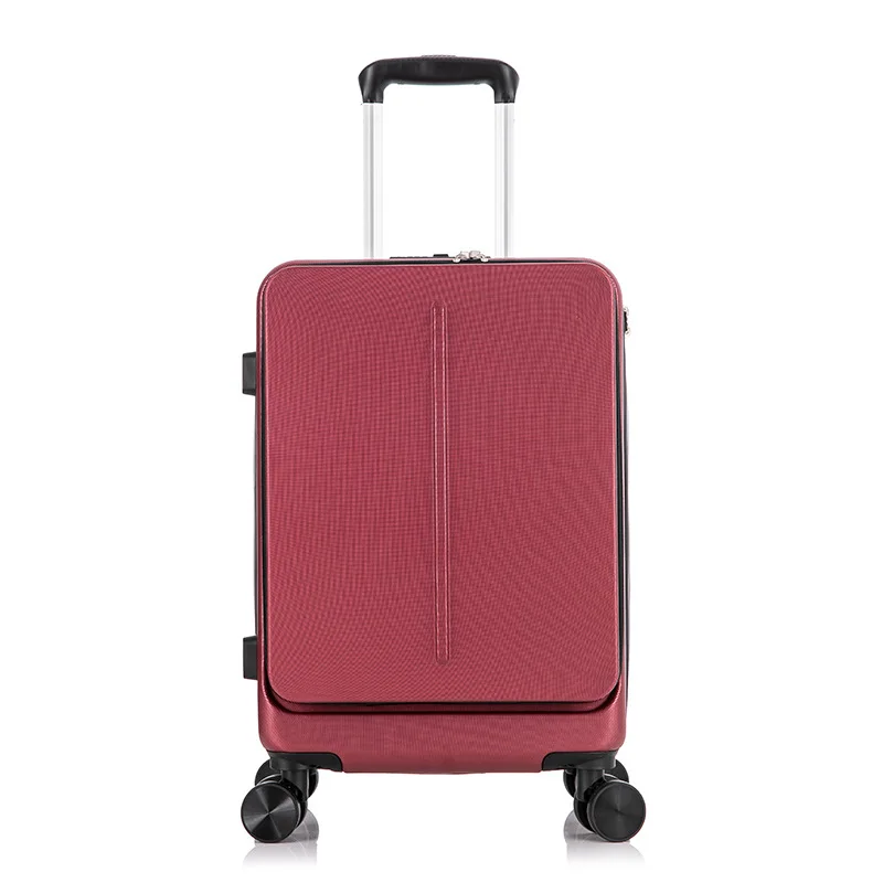 New Front Opening Luggage Bags Men's 20/24 Inch Trolley Case Women's Suitcase Universal Wheel Password Box Large Capacity