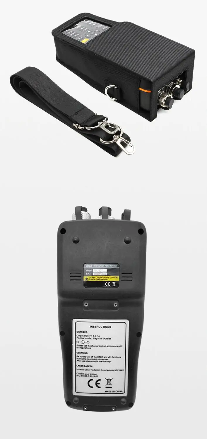 TM290 OTDR оптический временной рефлектометр 4 в 1 с сенсорным экраном VFL/OPM/OLS диапазон