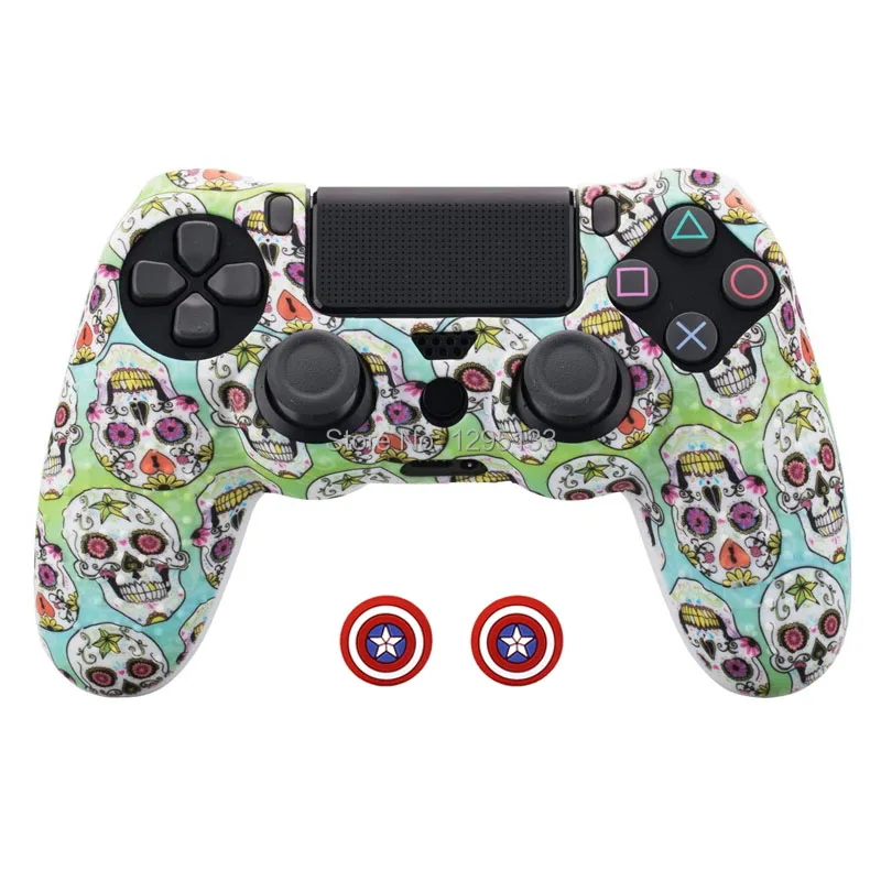 Аксессуары для PS4 Pro Playstation 4 Slim контроллер Dualshock чехол с шипами и силиконовыми