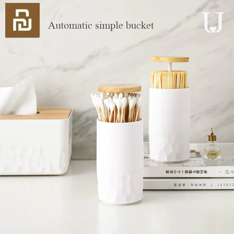 Коробка для зубочистки Xiaomi автоматический простой хлопковый тампон дома и