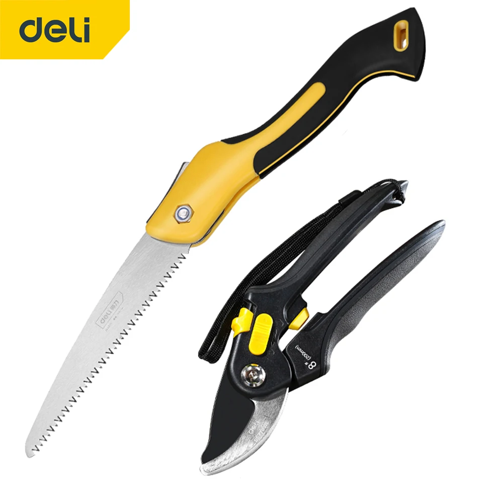 Пила Складная DELI Подрезка растений в садоводстве прочный 7 дюймов для обрезки