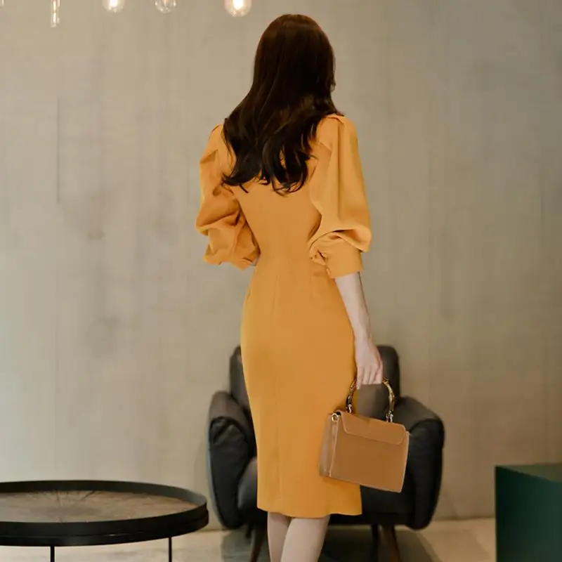 

ZITY Elegant Women Blazer Dress Sexy Office Ladies Long Sleeve Female Fashion New Design