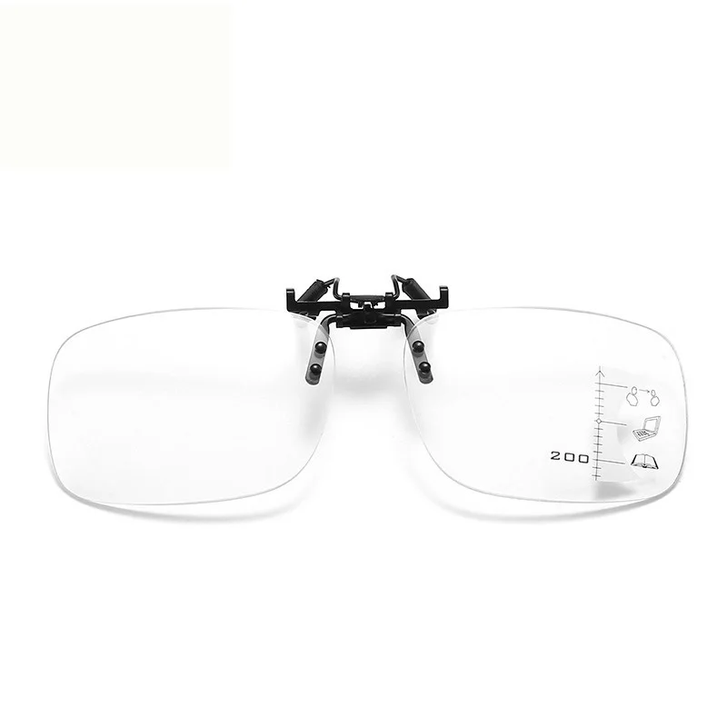 Портативный зажим линзы Multifocal прогрессивные шина очки для чтения анти Bluet