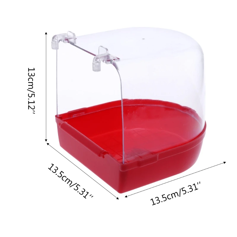 Попугай ванна для птицы коробка птичья клетка Ванна Душ стоящий ящик Корзина