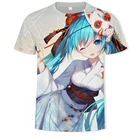 Футболка Летняя с круглым вырезом и коротким рукавом для мужчин и женщин