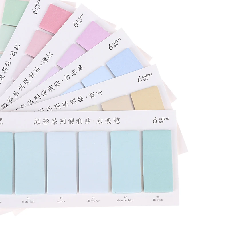 120 листов Творческий разноцветный блокнот Стикеры для заметок бумажный индекс