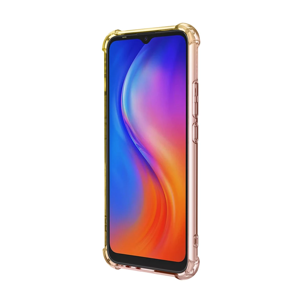 for tecno spark go 4 lite 7 6 air pro pova 2 7p gradient colorful phone cases for smart hd pouvoir 4 shockproof soft phone shell free global shipping
