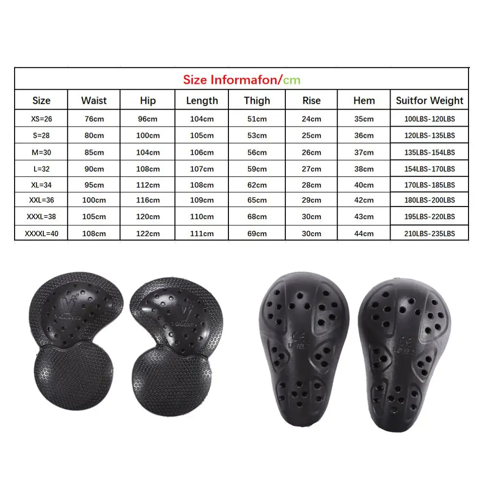 Водонепроницаемые ветрозащитные мотоциклетные джинсы для байкеров мужчин с 4 X CE